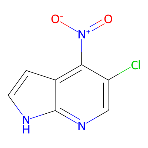 5-氯-4-硝基-1H-吡咯并[2,3-b]吡啶,5-Chloro-4-nitro-1H-pyrrolo[2,3-b]pyridine