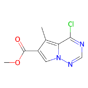 4-氯-5-甲基吡咯并[2,1-f][1,2,4]三嗪-6-羧酸甲酯,310442-40-1
