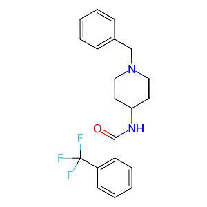 N-(1-苄基哌啶-4-基)-2-(三氟甲基)苯甲酰胺
