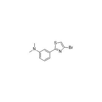 3-(4-溴噻唑-2-基)-N,N-二甲基苯胺