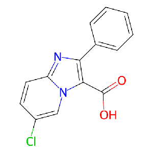 6-氯-2-苯基咪唑并[1,2-a]吡啶-3-羧酸,220465-51-0