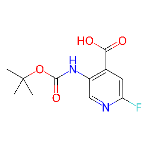 5-((叔丁氧基羰基)氨基)-2-氟异烟酸