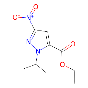 2-异丙基-5-硝基-吡唑-3-羧酸乙酯