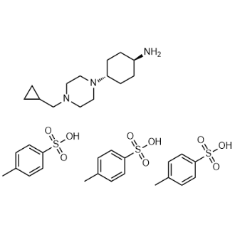 rel-(1R,4R)-4-(4-(环丙基甲基)哌嗪-1-基)环己-1-胺三(4-甲基苯磺酸盐)