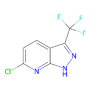 6-氯-3-(三氟甲基)-1H-吡唑并[3,4-b]吡啶,1256835-72-9