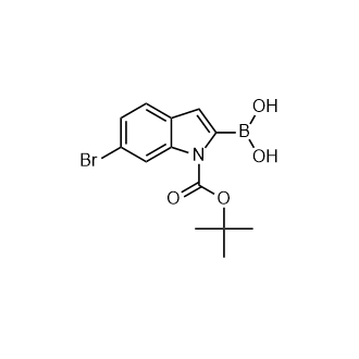 N-Boc-6-溴吲哚-2-硼酸