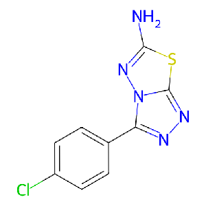 3-(4-氯苯基)-[1,2,4]三唑并[3,4-b][1,3,4]噻二唑-6-胺,113486-71-8