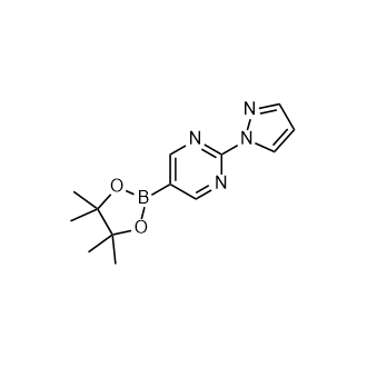 2-(1H-吡唑-1-基)-5-(4,4,5,5-四甲基-1,3,2-二氧硼烷-2-基)嘧啶