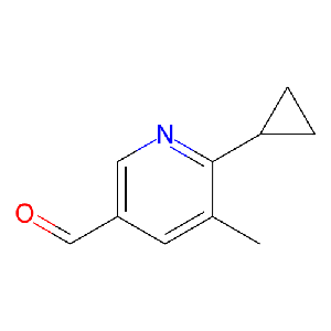 2-环丙基-3-甲基吡啶-5-甲醛,1428234-66-5