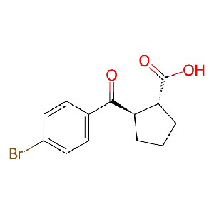 (1R,2R)-2-(4-溴苯甲酰基)环戊烷甲酸