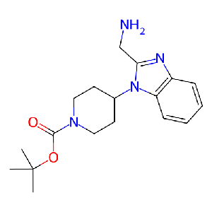 4-(2-(氨基甲基)-1H-苯并[d]咪唑-1-基)哌啶-1-羧酸叔丁酯