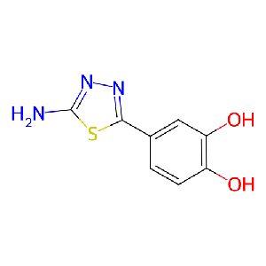 4-(5-氨基-1,3,4-噻二唑-2-基)苯-1,2-二醇