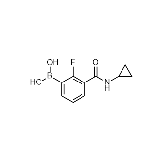 3-(环丙基氨基甲酰基)-2-氟苯基硼酸