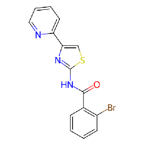 2-溴-N-(4-(吡啶-2-基)噻唑-2-基)苯甲酰胺