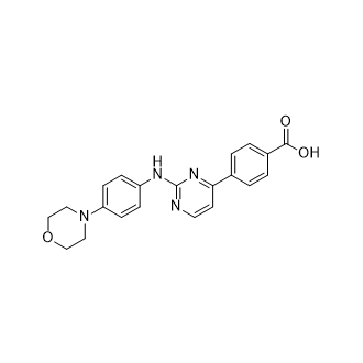 4-(2-(4-吗啉苯基氨基)嘧啶-4-基)苯甲酸