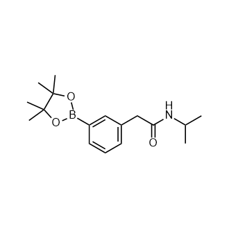 N-异丙基-2-(3-(4,4,5,5-四甲基-1,3,2-二氧杂硼烷-2-基)苯基)乙酰胺