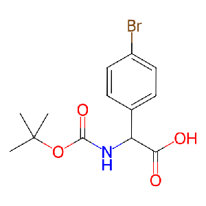2-(Boc-氨基)-2-(4-溴苯基)乙酸,917925-71-4