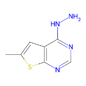 4-肼基-6-甲基噻吩并[2,3-d]嘧啶