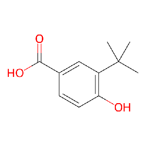 3-(叔丁基)-4-羟基苯甲酸