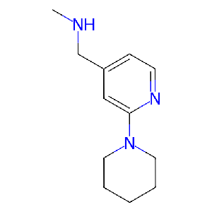 N-甲基-1-(2-(哌啶-1-基)吡啶-4-基)甲胺,879896-58-9