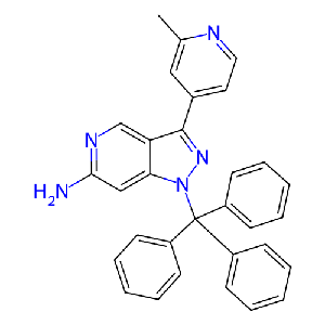 3-(2-甲基吡啶-4-基)-1-三苯甲基-1H-吡唑并[4,3-c]吡啶-6-胺