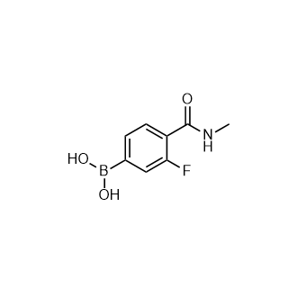 (3-氟-4-(甲基氨基甲酰基)苯基)硼酸