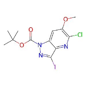 5-氯-3-碘-6-甲氧基-1H-吡唑并[4,3-b]吡啶-1-羧酸叔丁酯