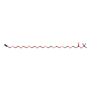 Propargyl-PEG8-Boc