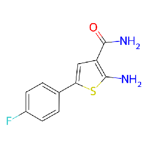 2-氨基-5-(4-氟苯基)噻吩-3-羧酰胺