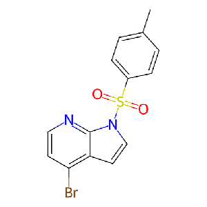 4-溴-1-[(4-甲基苯在)磺酰基]-1H-吡咯并[2,3-b]吡啶