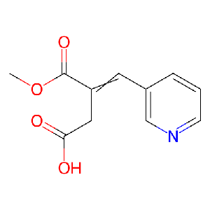 3-(甲基羧基)-4-(吡啶-3-基)丁-3-烯酸