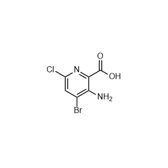 3-氨基-4-溴-6-氯吡啶-2-甲酸
