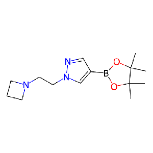 1-(2-(氮杂环丁烷-1-基)乙基)-4-(4,4,5,5-四甲基-1,3,2-二氧硼杂环戊烷-2-基)-1H-吡唑