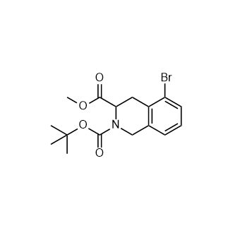 2-(叔丁基) 3-甲基 5-溴-3,4-二氢异喹啉-2,3(1H)-二羧酸