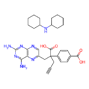 二环己胺半(4-(2-羧基-1-(2,4-二氨基喋啶-6-基)戊-4-炔-2-基)苯甲酸酯)