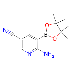 6-氨基-5-(4,4,5,5-四甲基-1,3,2-二噁硼烷-2-基)烟腈
