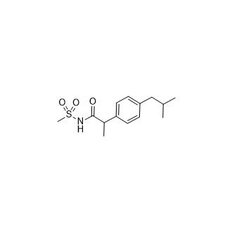 N-[2-(4-异丁基苯基)丙基]-甲磺酰胺
