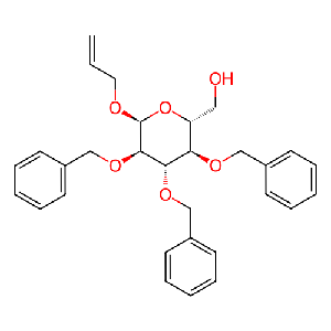 ((2R,3R,4S,5R,6S)-6-(烯丙氧基)-3,4,5-三(苄氧基)四氢-2H-吡喃-2-基)甲醇