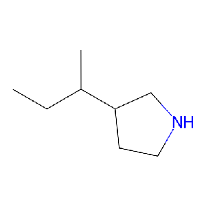 3-(1-甲基丙基)吡咯烷