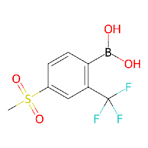 (4-(甲基磺酰基)-2-(三氟甲基)苯基)硼酸