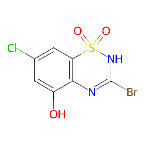 3-溴-7-氯-5-羟基-4H-苯并[e][1,2,4]噻二嗪1,1-二氧化物