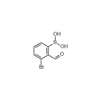3-溴-2-甲酰基苯基硼酸