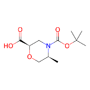 (2R,5S)-4-(叔丁氧羰基)-5-甲基吗啉-2-羧酸