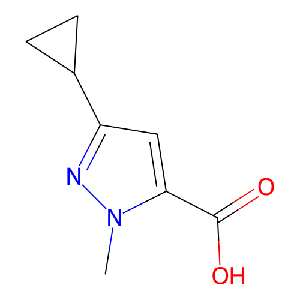 3-环丙基-1-甲基-1H-吡唑-5-羧酸