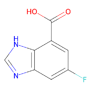 6-氟-1h-1,3-苯并二唑-4-羧酸