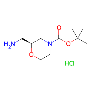 (S)-2-(氨基甲基)吗啉-4-羧酸叔丁酯盐酸盐