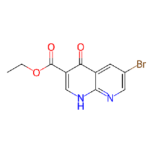 6-溴-4-氧代-1,4-二氢-1,8-二氮杂萘-3-羧酸乙酯