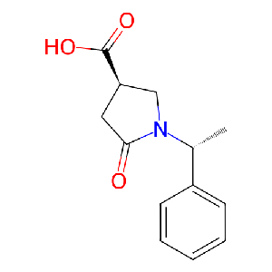 (3R)-5-氧代-1-[(1R)-1-苯基乙基]吡咯烷-3-羧酸
