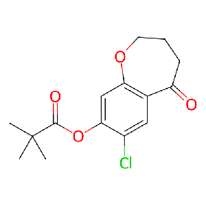 7-氯-5-氧代-2,3,4,5-四氢苯并[b]氧杂-8-基新戊酸酯