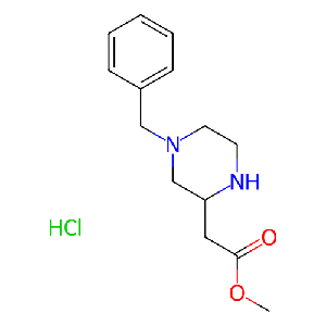 2-(4-苄基哌嗪-2-基)乙酸甲酯二盐酸盐